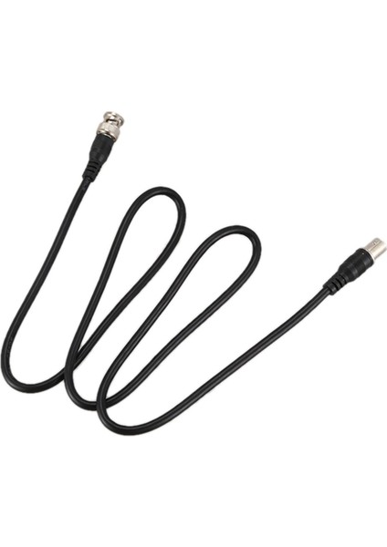 Bnc Erkek - Dişi Fiş Cctv Uzatma Koaksiyel Hat Kablosu 3.3ft Uzun Siyah (Yurt Dışından)