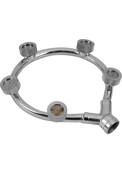 2x Paslanmaz Çelik Fan Halkası 5 Nozul Koltuklu Püskürtücü Su Buharlı Vantilatör Halkası Su Püskürtücü Ince Sis Halkası (Yurt Dışından) fiyatları