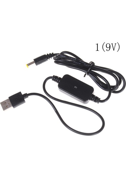 Dc-Dc Dönüştürücü Kablo USB Konektörü 5V - 9V/12V Jack 5.5*2.1mm Yükseltme Kablosu Karşılaşması (Yurt Dışından)