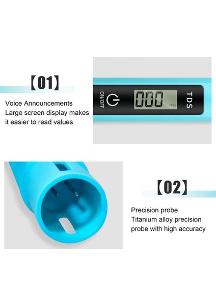 Çevre Dostu Su Kalitesi Test Kalemi Yaygın Olarak Kullanılan Enerji Tasarrufu Pratik Profesyonel Su Kalitesi Test Cihazı (Yurt Dışından) modelleri