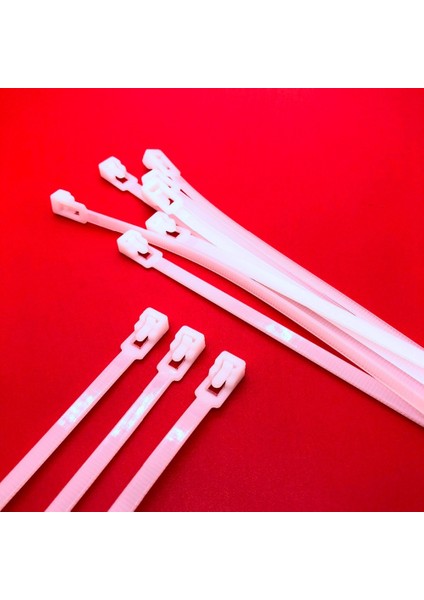200MM Çıkarılabilir Kablo Bağları Renkli Plastik Yeniden Kullanılabilir Kablo Bağları Döngü Sarma Naylon Zip Bağları Paket Bağları 100 Adet (Sarı) (Yurt Dışından) modelleri