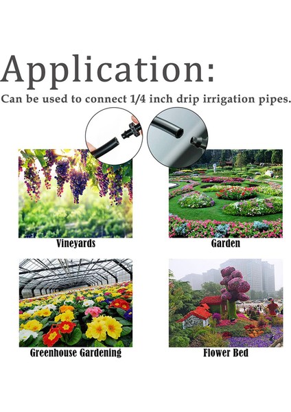 Damla Sulama Dikenli Konnektörler Kiti Dikenli Konnektörler Sulama Parçaları Pvc Sebze Bahçesi Çim Saksı Için (Yurt Dışından) fiyatları