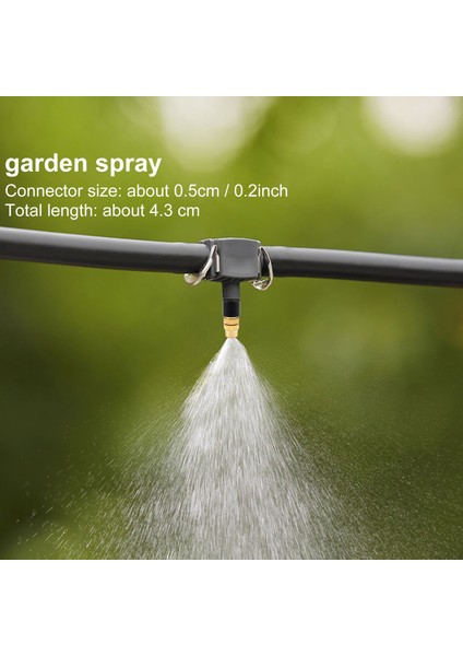 10 Adet Ayarlanabilir Misting Memesi Bahçe Serpin Sulama Sistemi Için Pirinç Sulama Yağmurlama Püskürtücü (Yurt Dışından) fiyatları