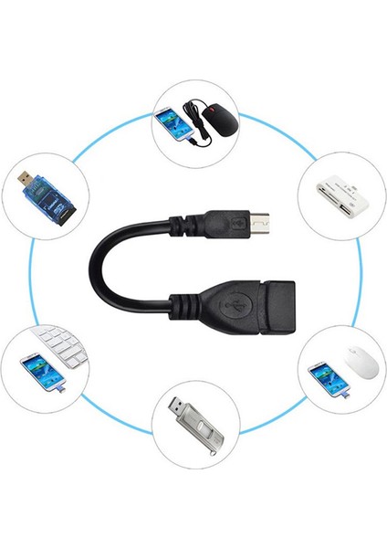 Akıllı Android Cep Telefonu Tablet Pc Için Mikro Usb'den USB Otg Kablo Adaptörüne (Yurt Dışından) indirimleri
