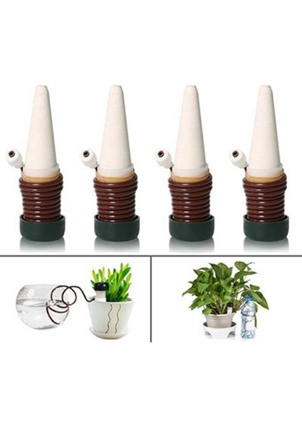 12PCS Seramik Kendinden Sulama Sivri Otomatik Bitkiler Kapalı Açık Bahçe Için Damla Sulama Suyu Kazıkları (Yurt Dışından)