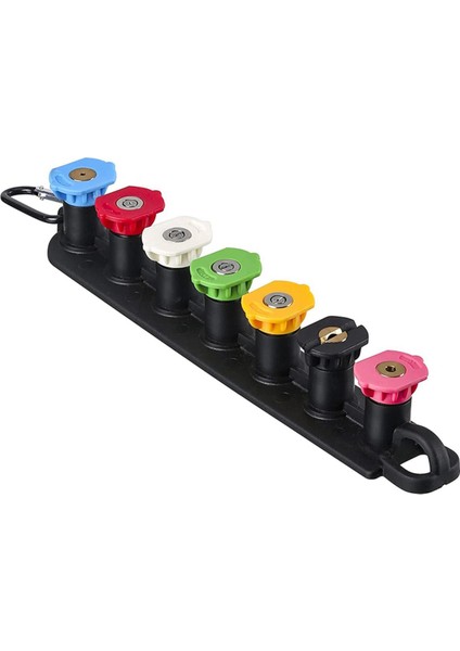 Lkpcıgcxm Basınçlı Yıkama Nozulu Uç Seti, Nozul Tutuculu, 7 Püskürtme Nozulu Uçları, 1/4 Inç Hızlı Bağlantı, 4000 Psı (Yurt Dışından)