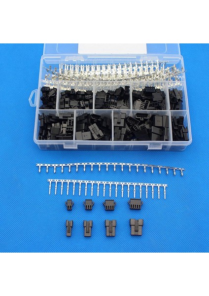 2.5mm Pitch 2 3 4 5 Pin Jst Sm Konnektör Erkek ve Dişi Fiş Konut Konnektör Adaptör Çeşitleri Kiti 560 Adet (560 Adet) (Yurt Dışından)
