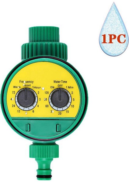 Bahçe Sulama Analog Öz Su Zamanlayıcıları Iki Kadranlı Plastik Vana Otomatik Elektronik Musluk Sulama Kontrol Cihazı T1 (Yurt Dışından)