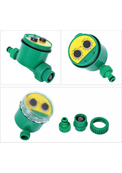 Bahçe Sulama Analog Öz Su Zamanlayıcıları Iki Kadranlı Plastik Vana Otomatik Elektronik Musluk Sulama Kontrol Cihazı T1 (Yurt Dışından)