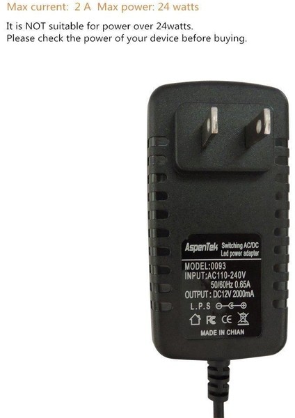 Geleneksel AC85-265V - DC12V 2A Abd / Ab / Ingiltere / Au Fiş Adaptörü, Anahtarlı ve Dc Dişi Konnektörlü (Yurt Dışından)