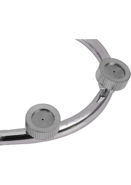 Jdxhlau 3x Paslanmaz Çelik Fan Halkası 5 Meme Koltukları Püskürtücü Su Buharlı Vantilatör Halkası Su Püskürtücü Ince Sis Halkası (Yurt Dışından) indirimleri