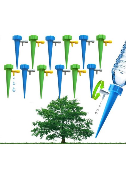 12PCS E Otomatik Bitki Sulama Yağı Damla Sulama Sistemi Ardening Aksesuarları Dekorasyon (Yurt Dışından)