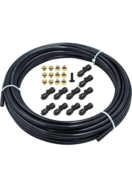 1/4 Inç Slip-Lock Misting Nozulları Kiti Patio Misting Için Sis Nozulları (Yurt Dışından)