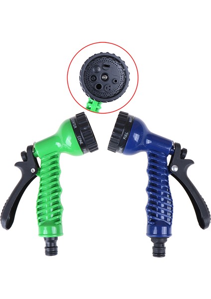 7 Fonksiyonlu Bahçe Püskürtme Hortumu Memesi Su Püskürtücü Hortum Kilidi Tabancası Yumuşak Kavrama Eatop ile (Yurt Dışından)