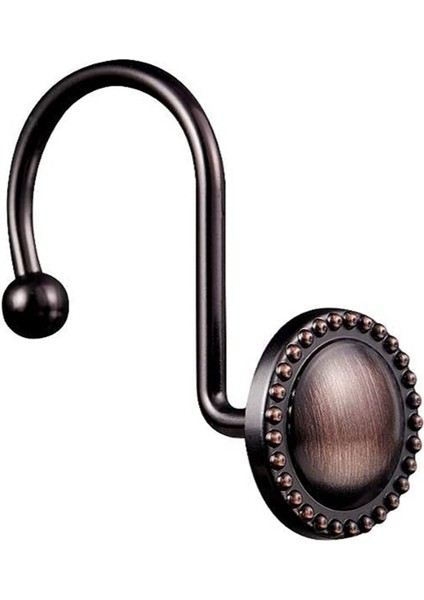 Duş Perdesi Kancaları Ovuşturulmuş Bronz, Paslanmaz Dekoratif Duş Perdesi Halkaları, 16 Parça, Bronz (Yurt Dışından) fiyatları