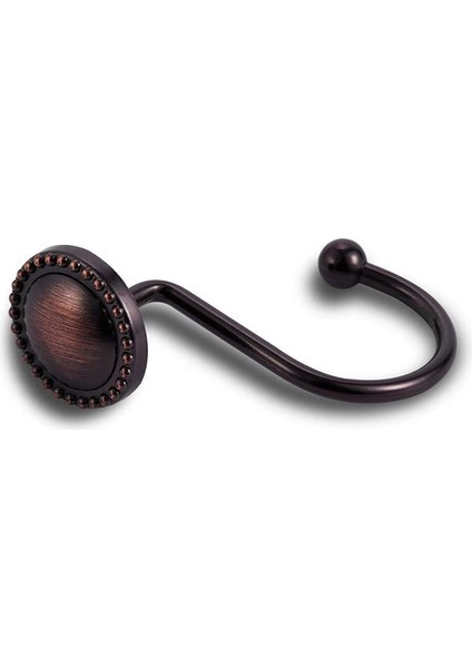 Duş Perdesi Kancaları Ovuşturulmuş Bronz, Paslanmaz Dekoratif Duş Perdesi Halkaları, 16 Parça, Bronz (Yurt Dışından) fırsatları