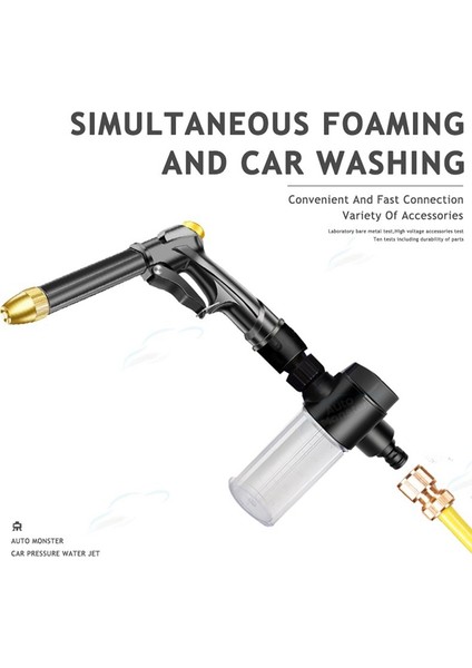 Yüksek Basınçlı Yıkama Su Yağmurlama Su Jeti Bahçe Yıkama Su Köpük Pot Araba Yıkama Yağmurlama Ev Bahçe Ev Için (Yurt Dışından) indirimleri