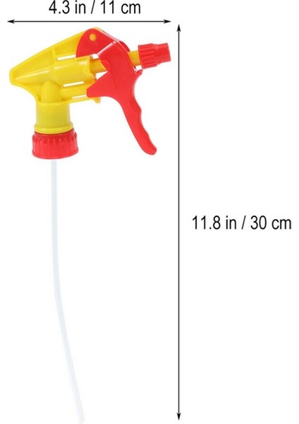 Zoroom 12 Adet Ağır Hizmet Tipi Kimyasallara Dayanıklı Tetikli Püskürtücü Sprey Şişesi Memesi Kafası (Yurt Dışından) modelleri