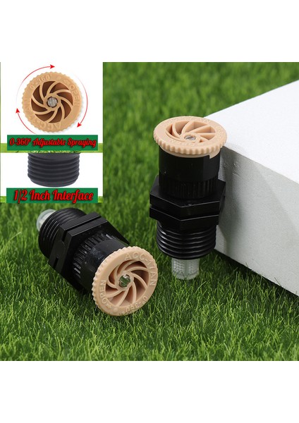 Adet Yağmurlama 1/2 Inç Plastik 0-360 Derece Ayarlanabilir Sulama Memesi Güneş Işığı Süper Mağaza (Yurt Dışından) fiyatları