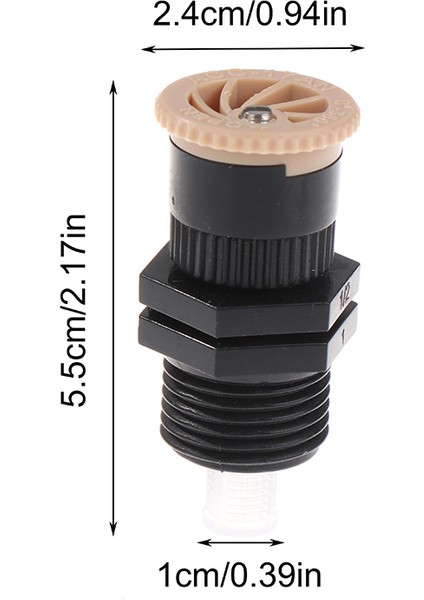 Adet Yağmurlama 1/2 Inç Plastik 0-360 Derece Ayarlanabilir Sulama Memesi Güneş Işığı Süper Mağaza (Yurt Dışından) modelleri
