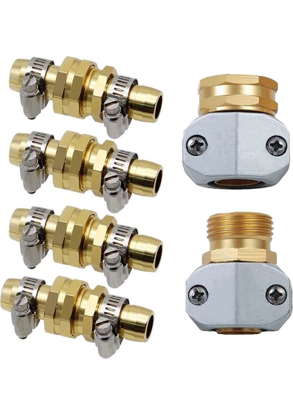 Lkpcıgcxm Hortum Tamir Takımı Konnektörleri Ağır Hizmet Erkek/dişi Hortum Bağlayıcı Adaptörü, 3/4 Inç 5/8 Inç Hortum Için Hortum Düzeltici Konnektörü (Yurt Dışından)