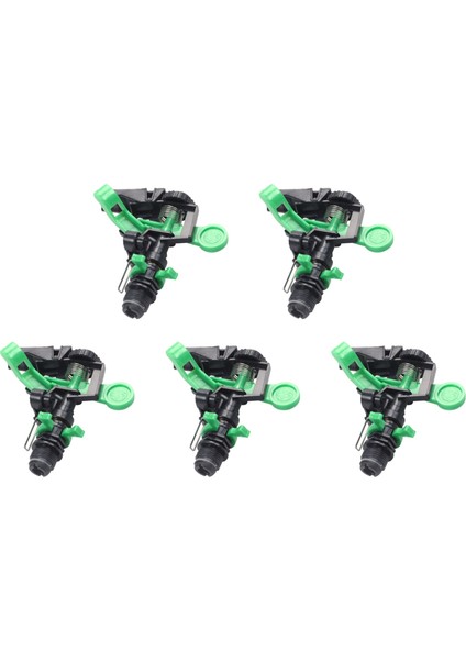 Quanbu 5x Bahçe Çim Sulama Araçları Dayanıklı Bahçe Sprinkler Döner Püskürtme Memesi Bitki Sulama Damlatıcılar Yağmurlama (Yurt Dışından)