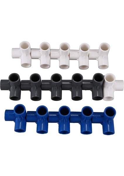 16 Adet Plastik Pvc 20MM Hortum Tee Konnektör 3 Yollu Ortak Bahçe Sulama Sulama Borusu Adaptör Tüp Parçaları Araçları (Yurt Dışından) fiyatları