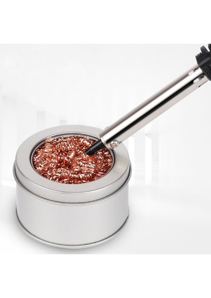 Temizleme Topu Lehim Sökme Havya Örgü Filtre Temizleme Memesi Ucu Metal Cüruf Kutusu Temiz Top Bakır Tel Temizleme Topu (Yurt Dışından) fırsatları