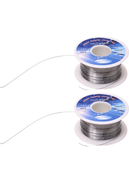 2x Katı Lehim 0.3mm Dia Akı Çekirdek %63 Kalay %37 Uzun Tel Makara (Yurt Dışından)