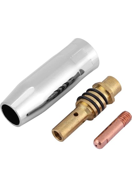 Kaynak Torcu Sarf Malzemesi-5 x Konik Takılabilir Gaz Memesi 10 x M6 0,8 mm Meme 2 x Tutma Yaylı Meme Tutucusu 2 x Yalıtkan 1 x Alet-Altın ve Gümüş (Yurt Dışından)