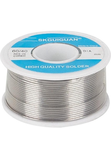 Skguıguan 3 Adet Konnektör Elektrik Lehimleme Diy Lehim Teli Rosin Çekirdekli Beyaz + Gümüş Elektrik Akı Lehimleme Için (1.0mm/ 50G) (Yurt Dışından)