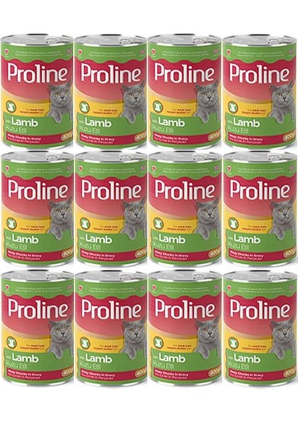 Proline Kuzu Etli Yetişkin Kedi Konservesi 400 Gr*12 Adet