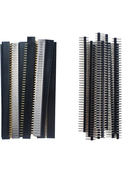 30 Adet 40 Pin 2.54MM Erkek ve Dişi Pin Başlıkları Arduino Prototip Kalkanı Için Fiş Konnektörü (Yurt Dışından) fiyatları