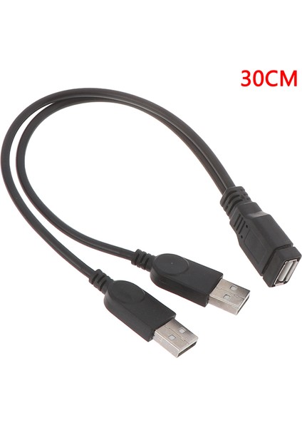 USB 2.0 Dişi USB 2 Erkek Kablo USB Çift Ayırıcı Güç Uzatma Kablosu (Yurt Dışından) modelleri