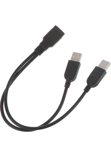 USB 2.0 Dişi USB 2 Erkek Kablo USB Çift Ayırıcı Güç Uzatma Kablosu (Yurt Dışından) indirimleri