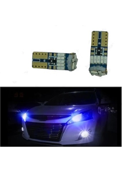 T10 15 Smd Mavi LED Ampul - T10 15 Smd LED Mavi Renk -T10 Mavi LED Ampul