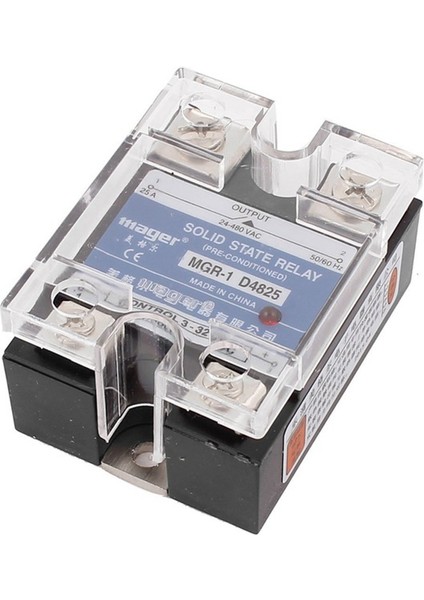 Ssr 25A 3-32V Dc - 24-480V Ac Tek Fazlı Katı Hal Röle Dc Kontrol Ac Mgr-1 D4825 Yük Gerilimi (Yurt Dışından)