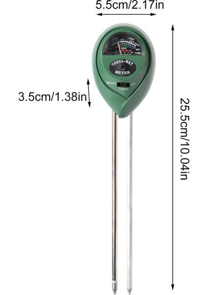 3'ü 1 Arada Toprak Test Cihazı Nem/ışık/ph Ölçer Bahçe Çim Çiftliği Için Çok Fonksiyonlu Bahçe Aracı Bitki Toprak Test Cihazı Kiti Çiçek Için (Yurt Dışından) modelleri
