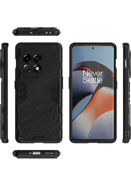 Oneplus Ace 2 Pro Matrix Serisi Armor Standlı Perfect Koruma Kılıf - Siyah AL3416 fırsatları