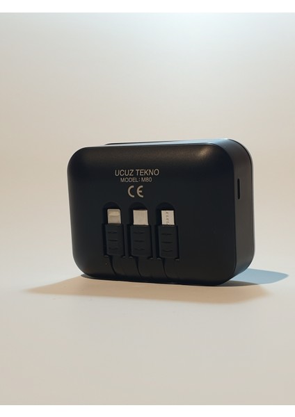Power M80 V5.3 Enc Powerbankli Bluetooth Kulaklık