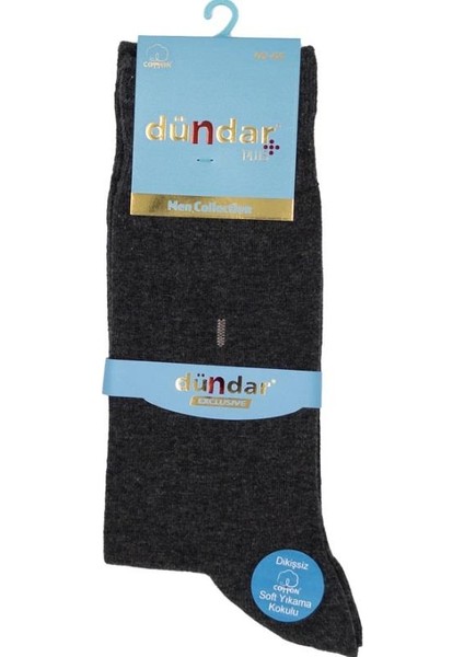 PLUS ERKEK LYCRA SOKET ANTRASİT 6'LI 5527