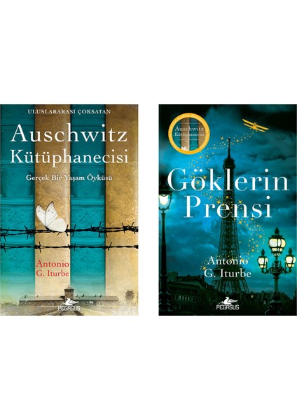 Auschwitz Kütüphanecisi - Göklerin Prensi – 2 Kitap Set Antonio G Iturbe