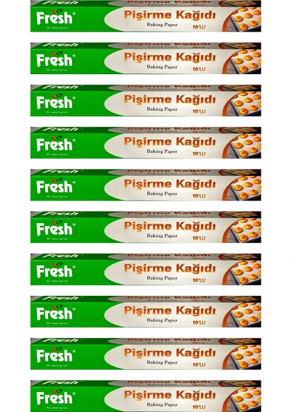 Sa Fresh Pişirme Kağıdı 10 Yapraklı 10'lu Paket 100 yaprak