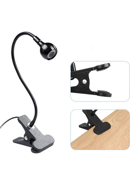 Portatif Mandallı Mini Uv LED Lamba Manikür Tırnak Kurutucu Siyah 3W fırsatları