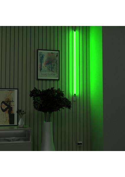 LED Köşe Lambader Işık Uzaktan Kumandalı 16 Renk 4 Animasyon Yapışkanlı