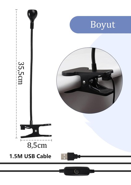 Portatif Mandallı Mini Uv LED Lamba Manikür Tırnak Kurutucu Silver 3W