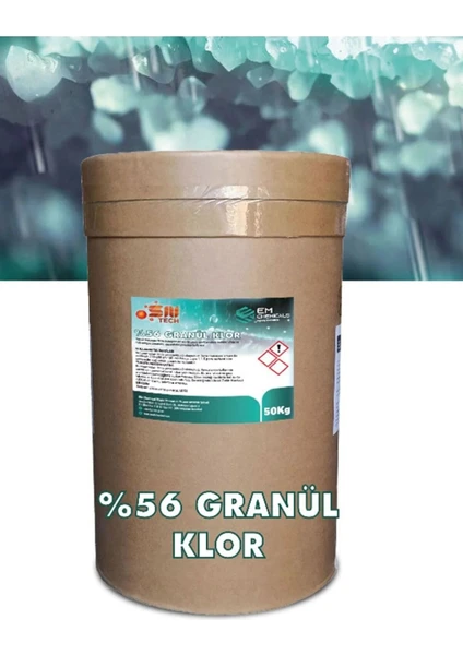 %56 Granül Klor 50 Kg - Toz Klor - Havuz Kloru