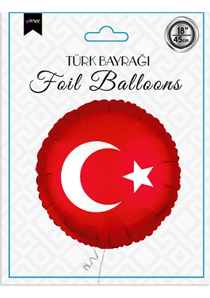 18" Folyo Balon - Türk Bayrağı