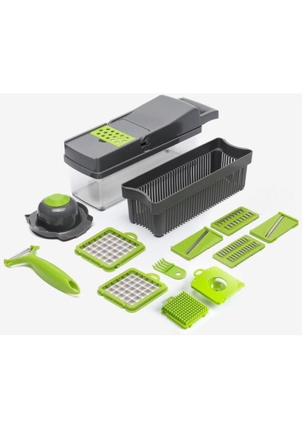 Üstten Basmalı Meyve Sebze Doğrayıcı ve Dilimleyici