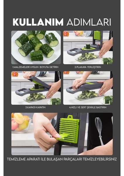 Üstten Basmalı Meyve Sebze Doğrayıcı ve Dilimleyici indirimleri